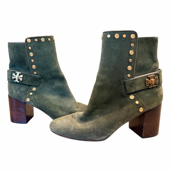 Tory Burch Kira Studded Bootie Olive – Size 9.5 - Picture 3 of 9